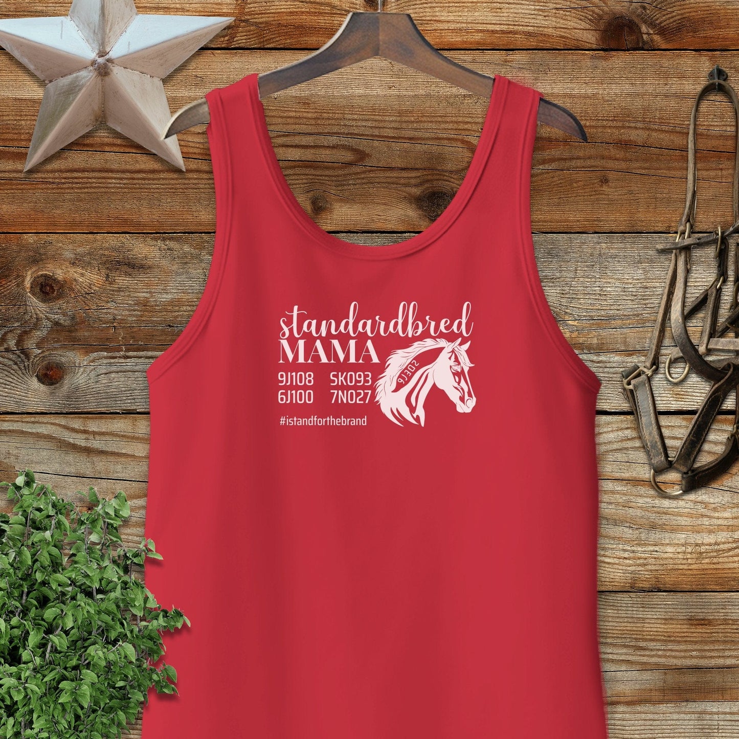 Personalized Standardbred Mama Tank Top