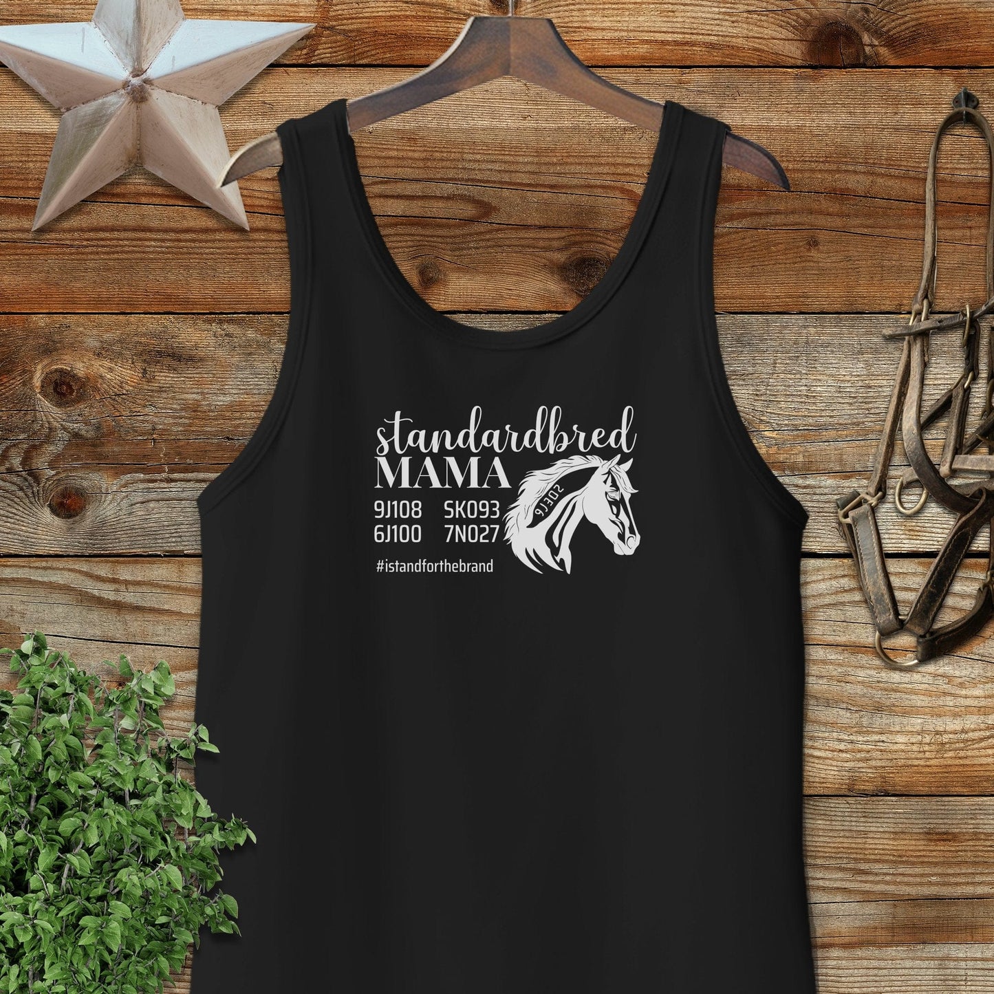 Personalized Standardbred Mama Tank Top