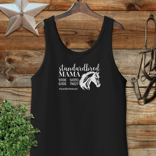 Personalized Standardbred Mama Tank Top