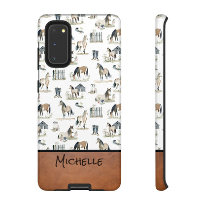Personalized Sweet Horse Phone Case