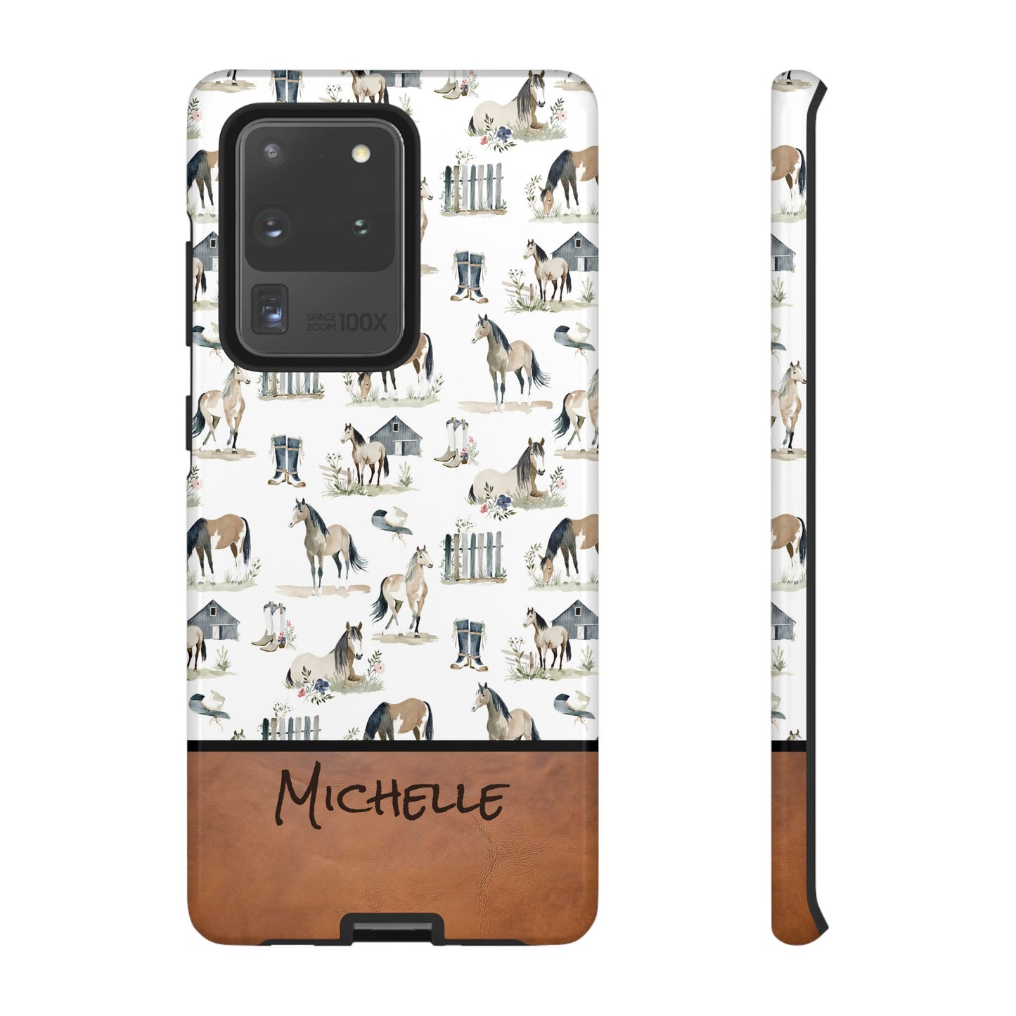 Personalized Sweet Horse Phone Case