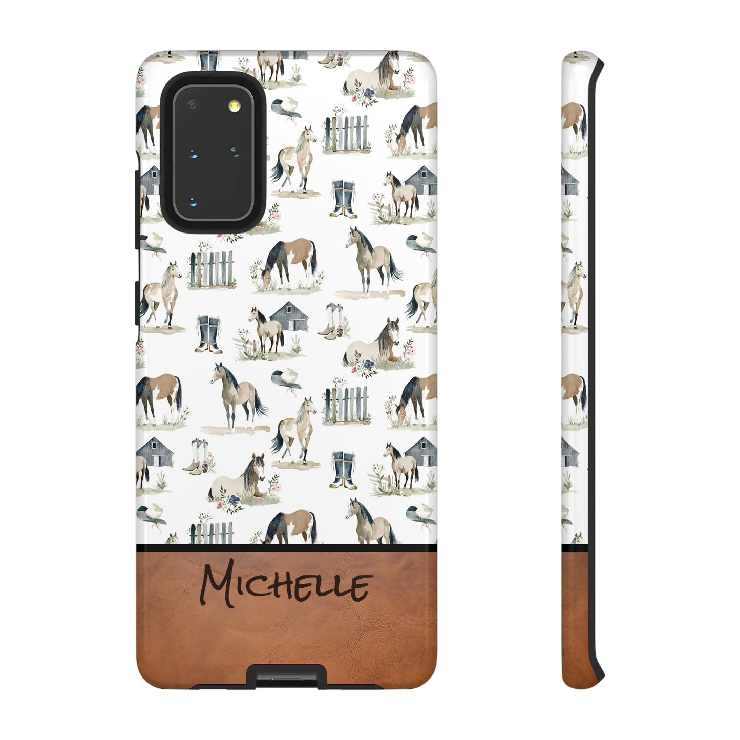 Personalized Sweet Horse Phone Case