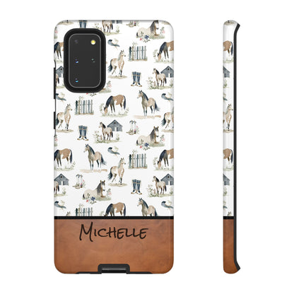 Personalized Sweet Horse Phone Case