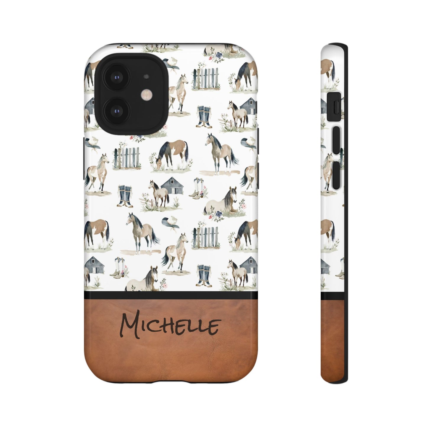 Personalized Sweet Horse Phone Case