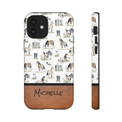 Personalized Sweet Horse Phone Case
