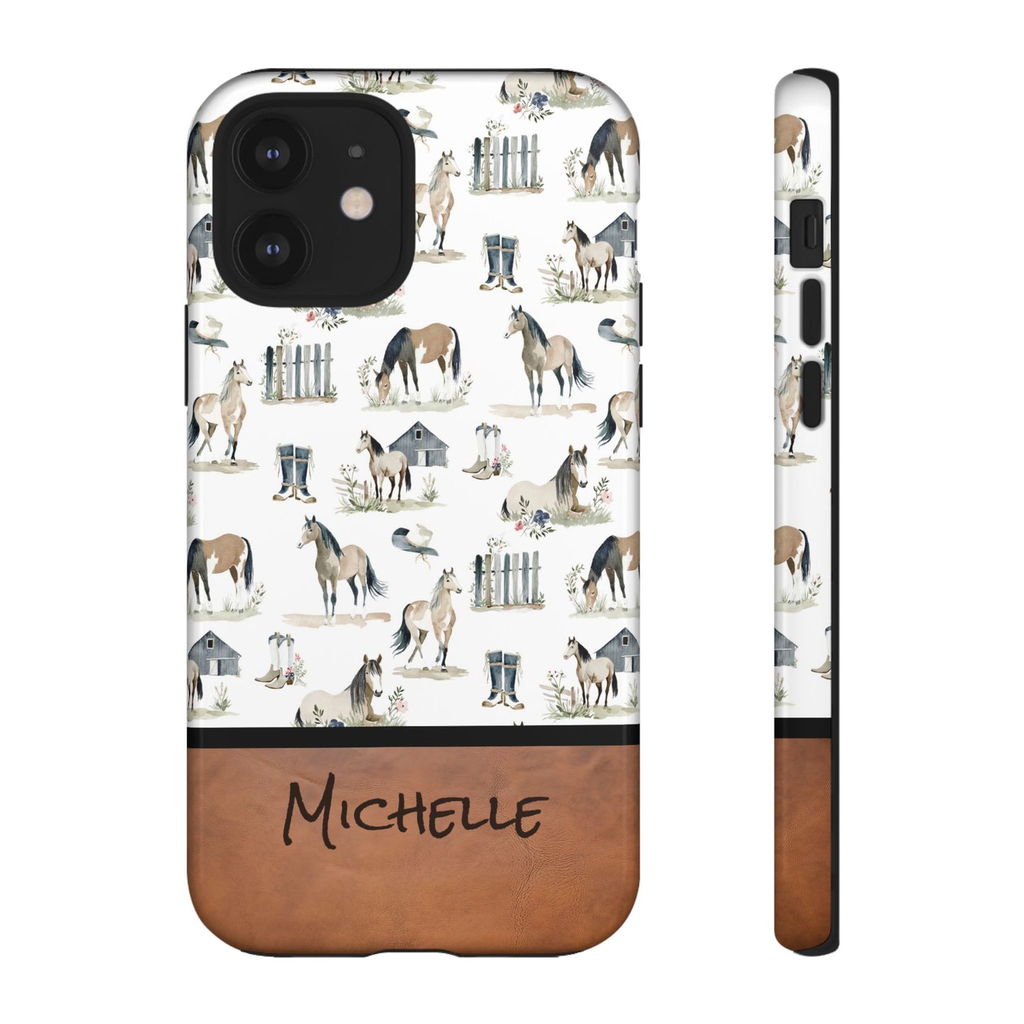 Personalized Sweet Horse Phone Case
