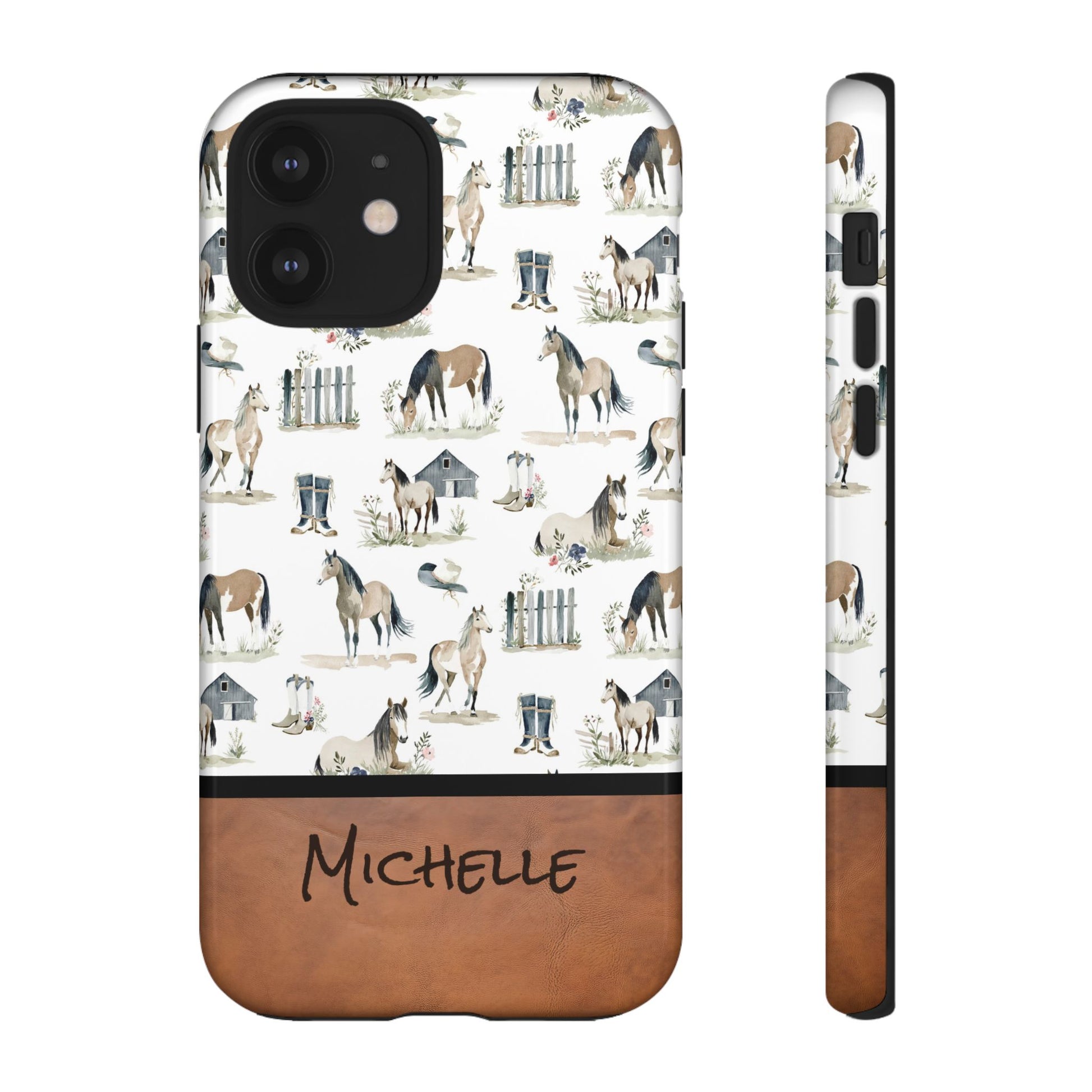 Personalized Sweet Horse Phone Case