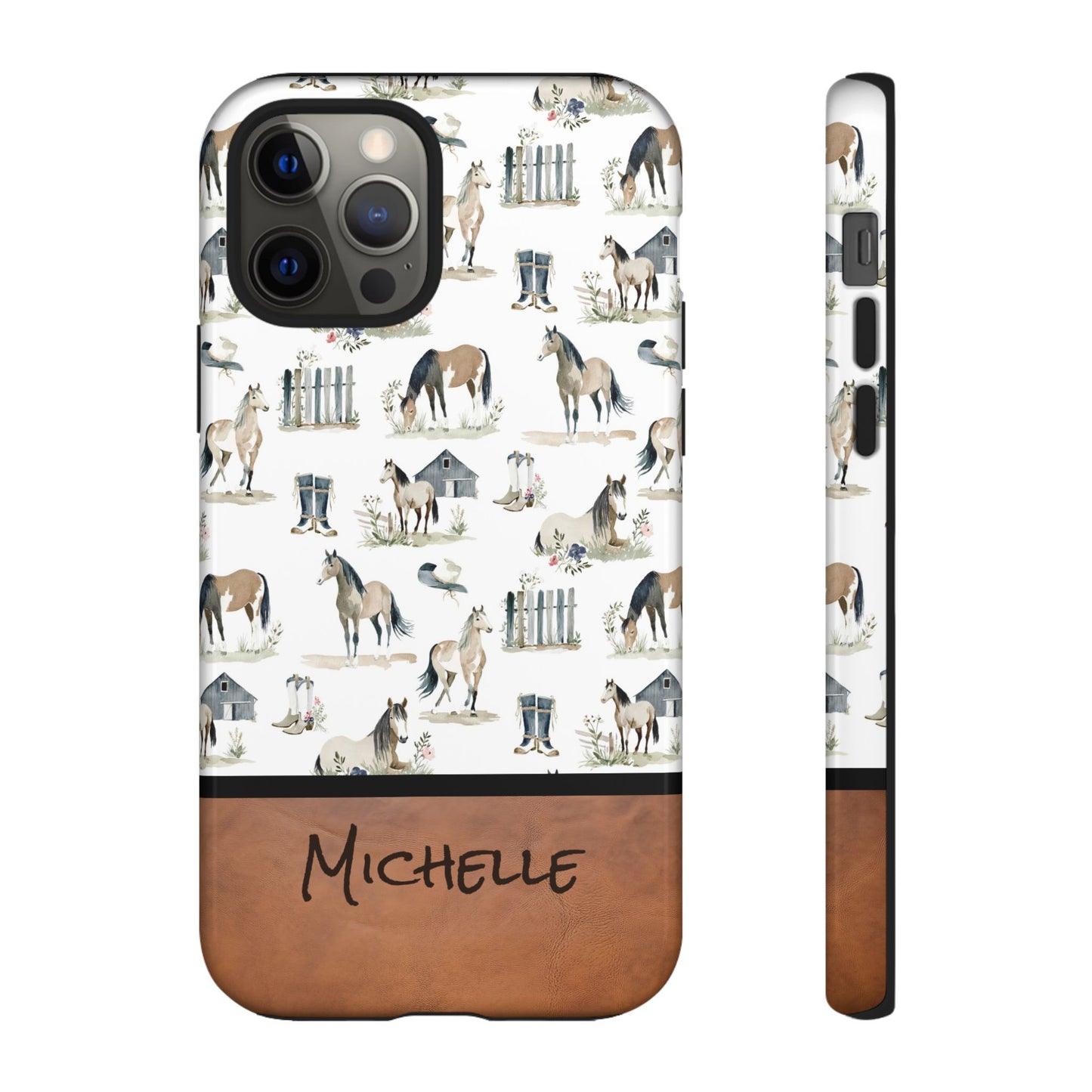 Personalized Sweet Horse Phone Case