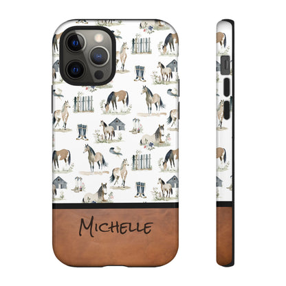 Personalized Sweet Horse Phone Case
