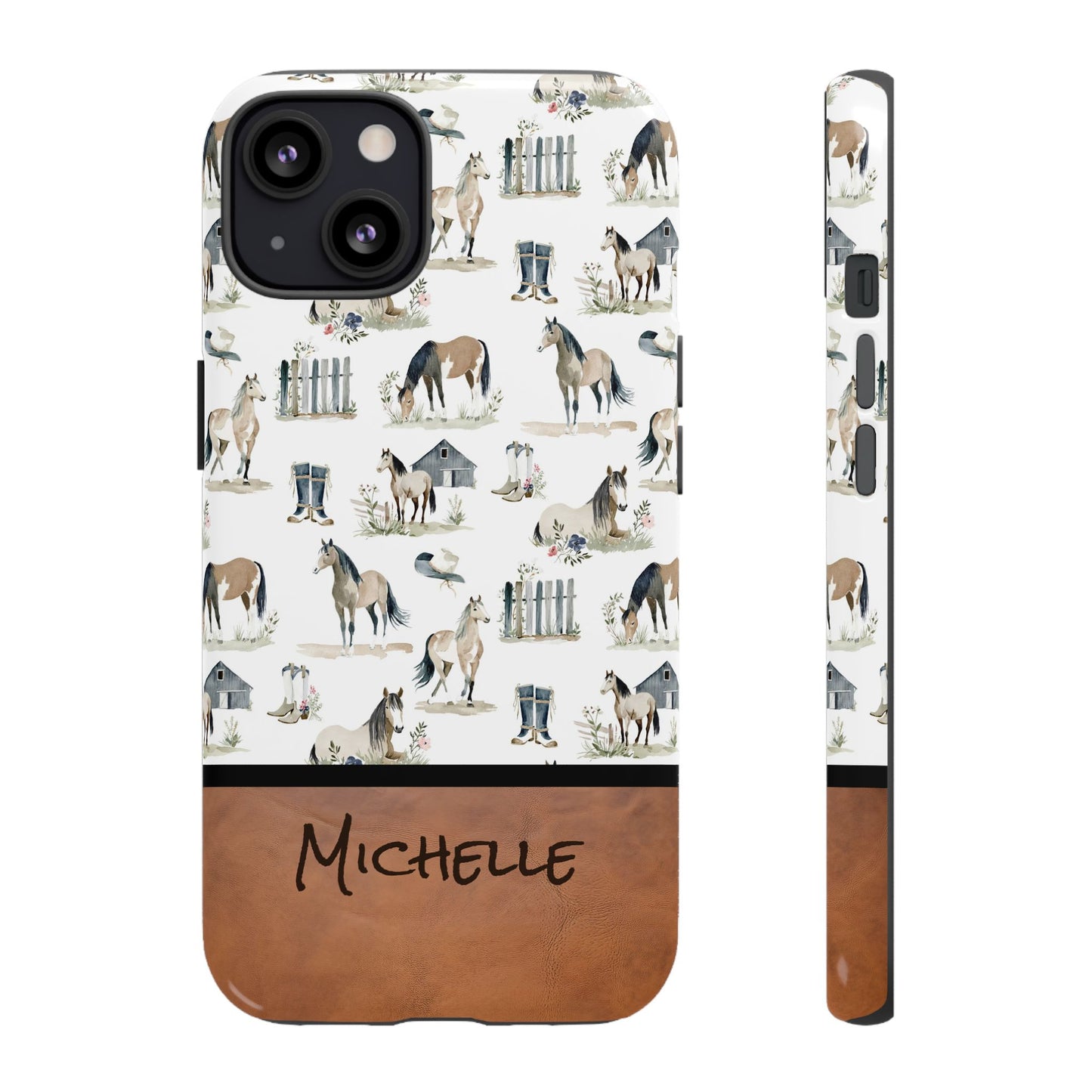 Personalized Sweet Horse Phone Case