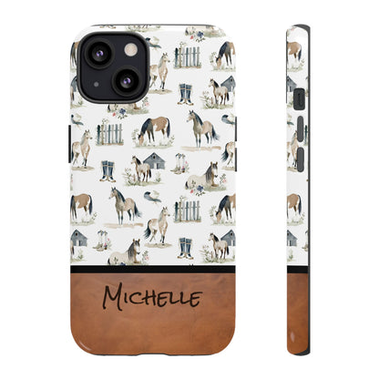 Personalized Sweet Horse Phone Case