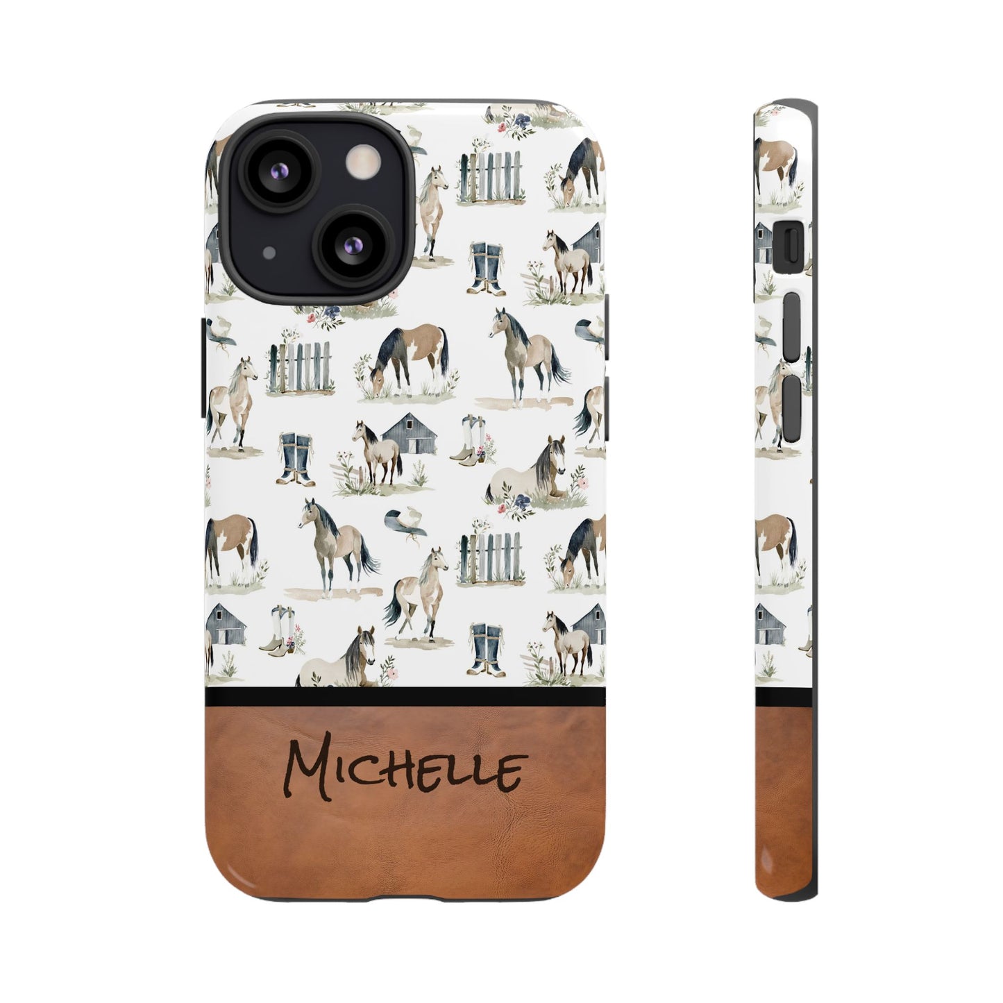 Personalized Sweet Horse Phone Case