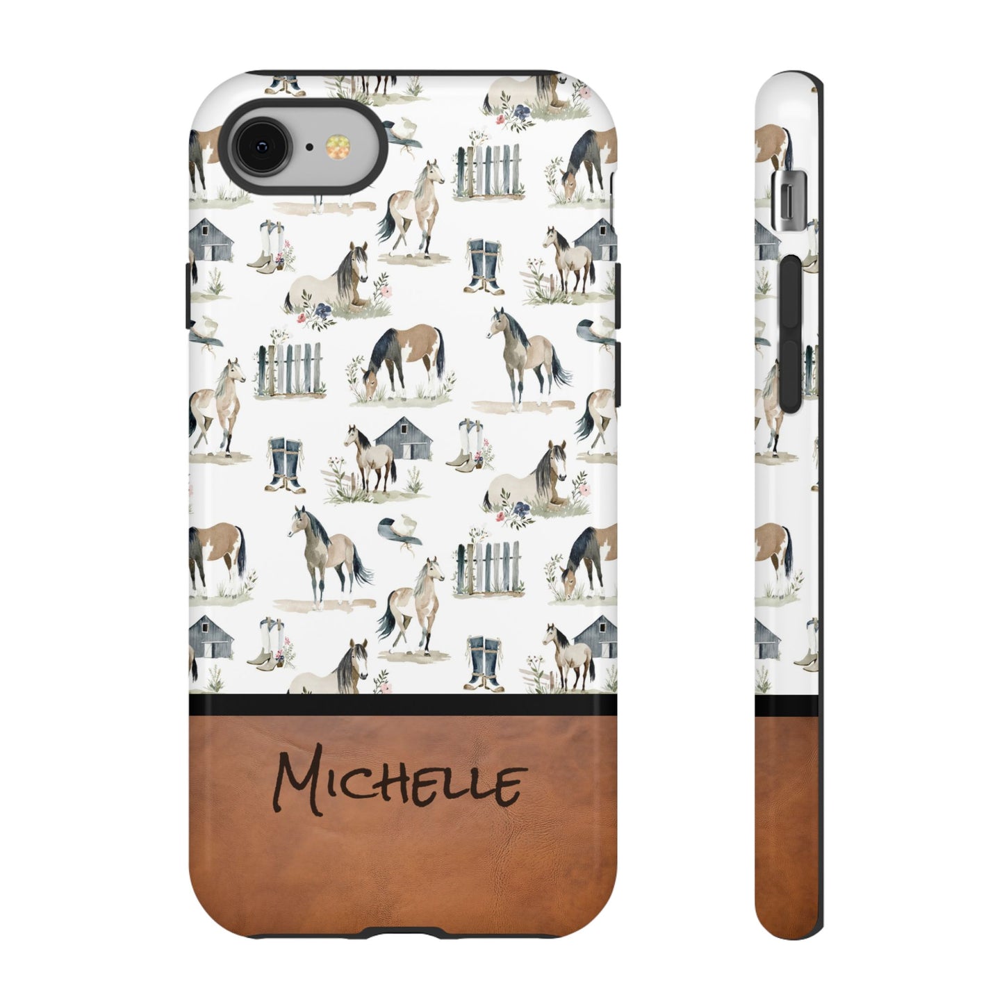 Personalized Sweet Horse Phone Case