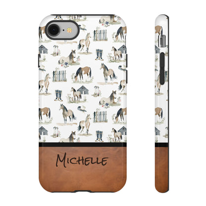 Personalized Sweet Horse Phone Case