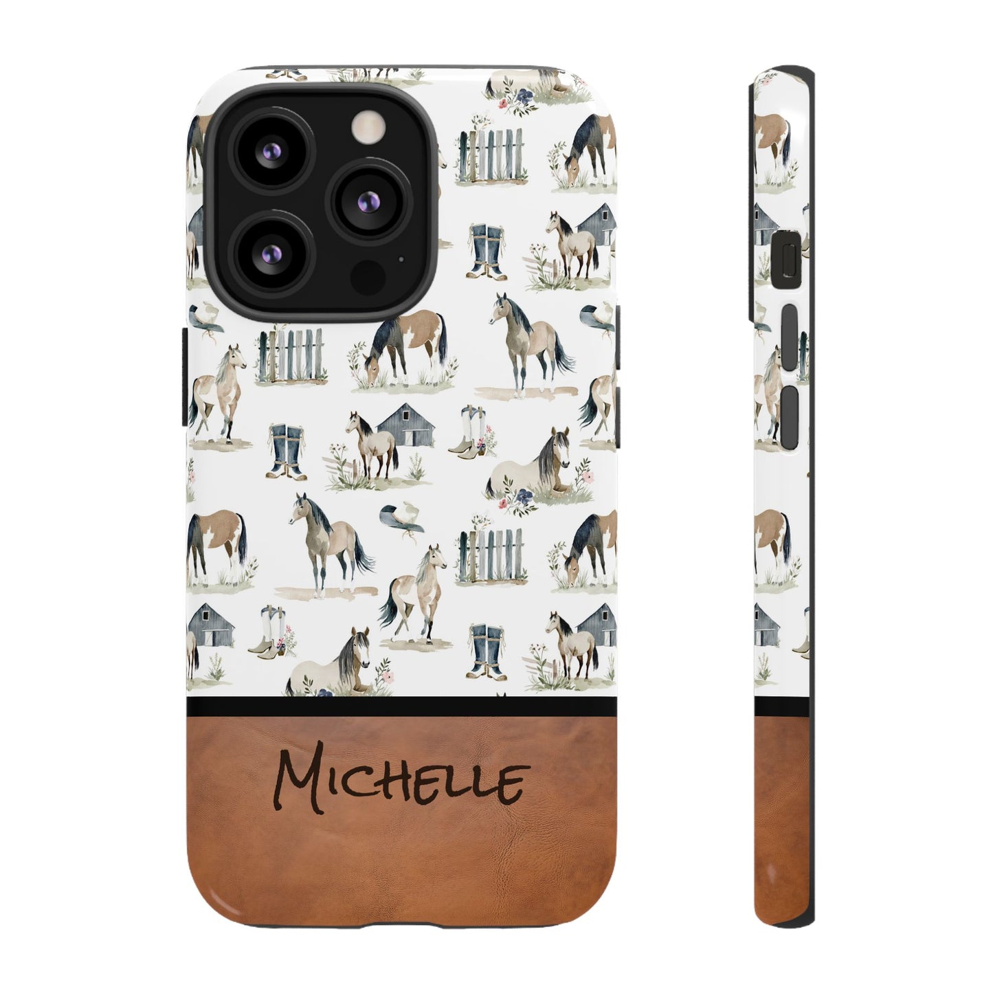 Personalized Sweet Horse Phone Case