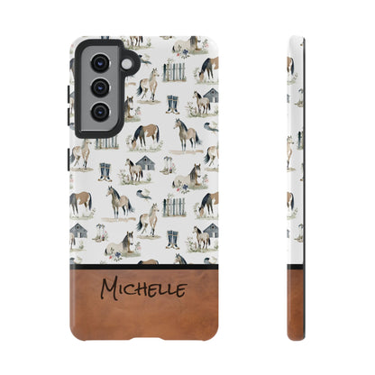 Personalized Sweet Horse Phone Case