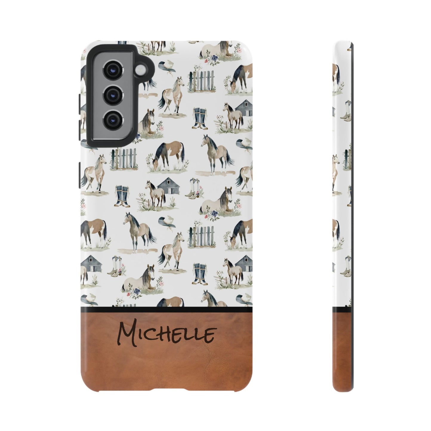 Personalized Sweet Horse Phone Case