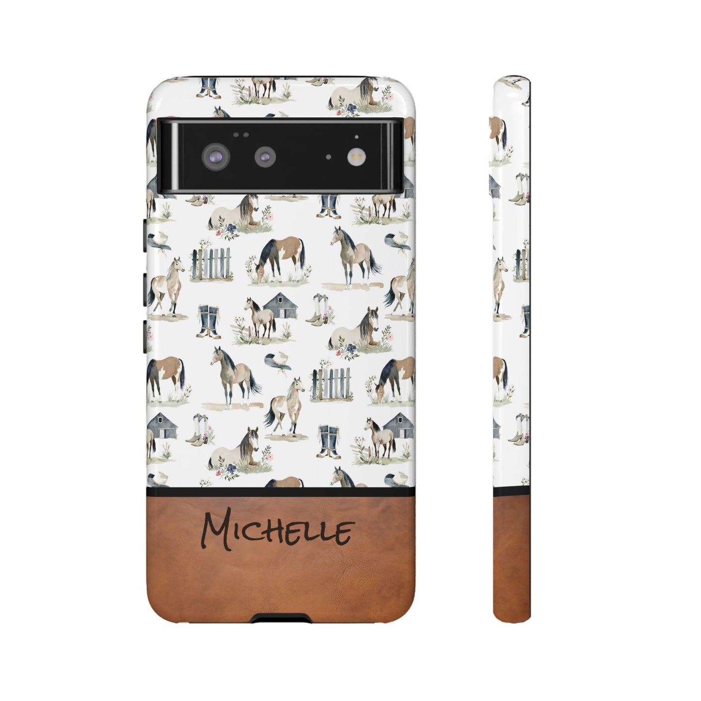 Personalized Sweet Horse Phone Case