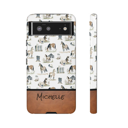 Personalized Sweet Horse Phone Case