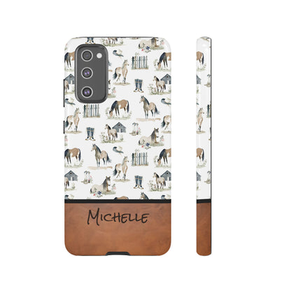 Personalized Sweet Horse Phone Case