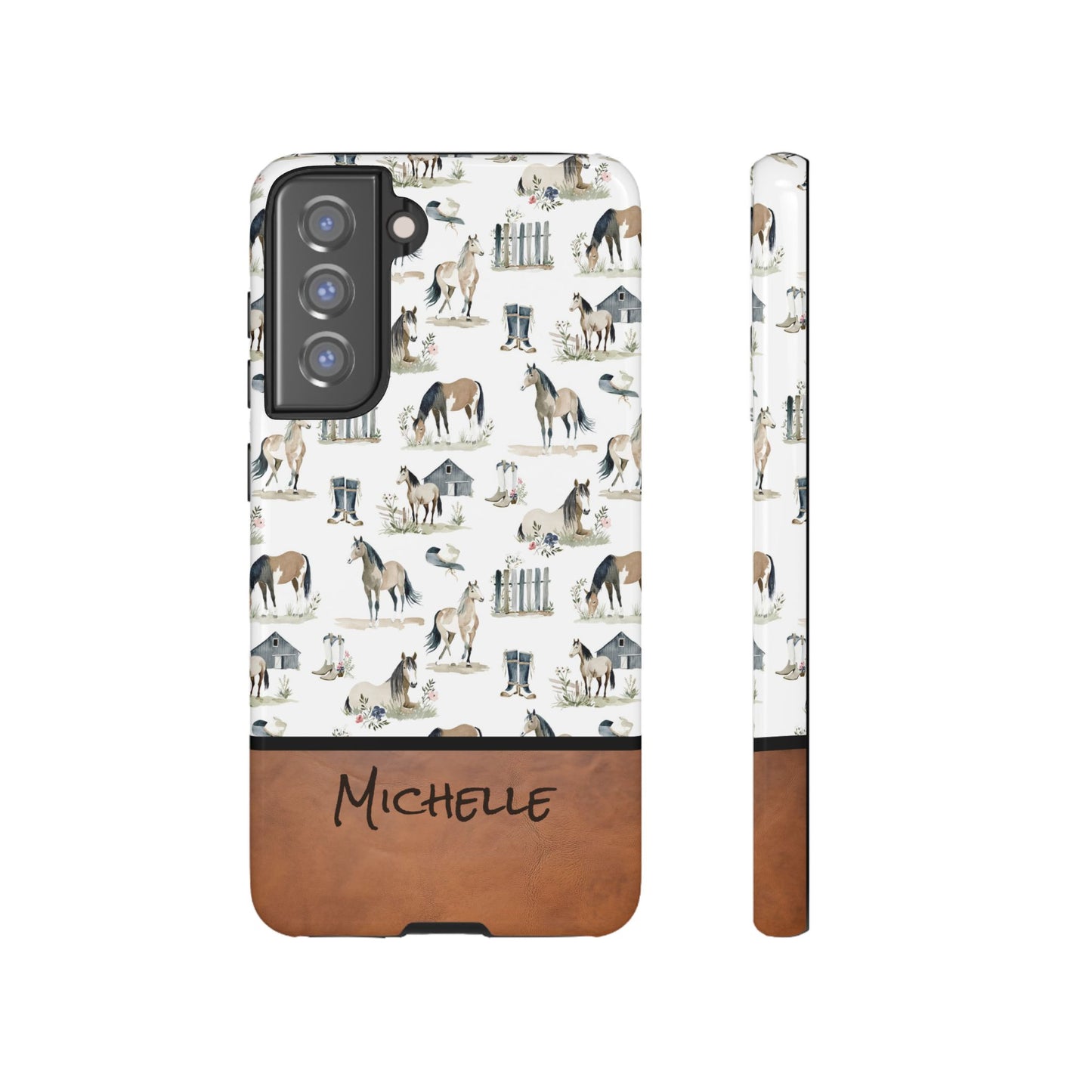 Personalized Sweet Horse Phone Case