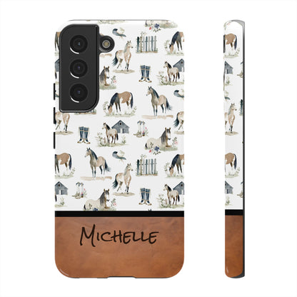 Personalized Sweet Horse Phone Case