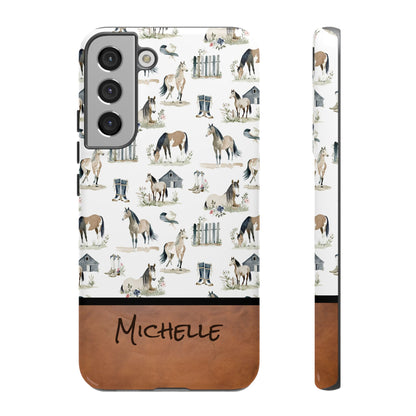 Personalized Sweet Horse Phone Case