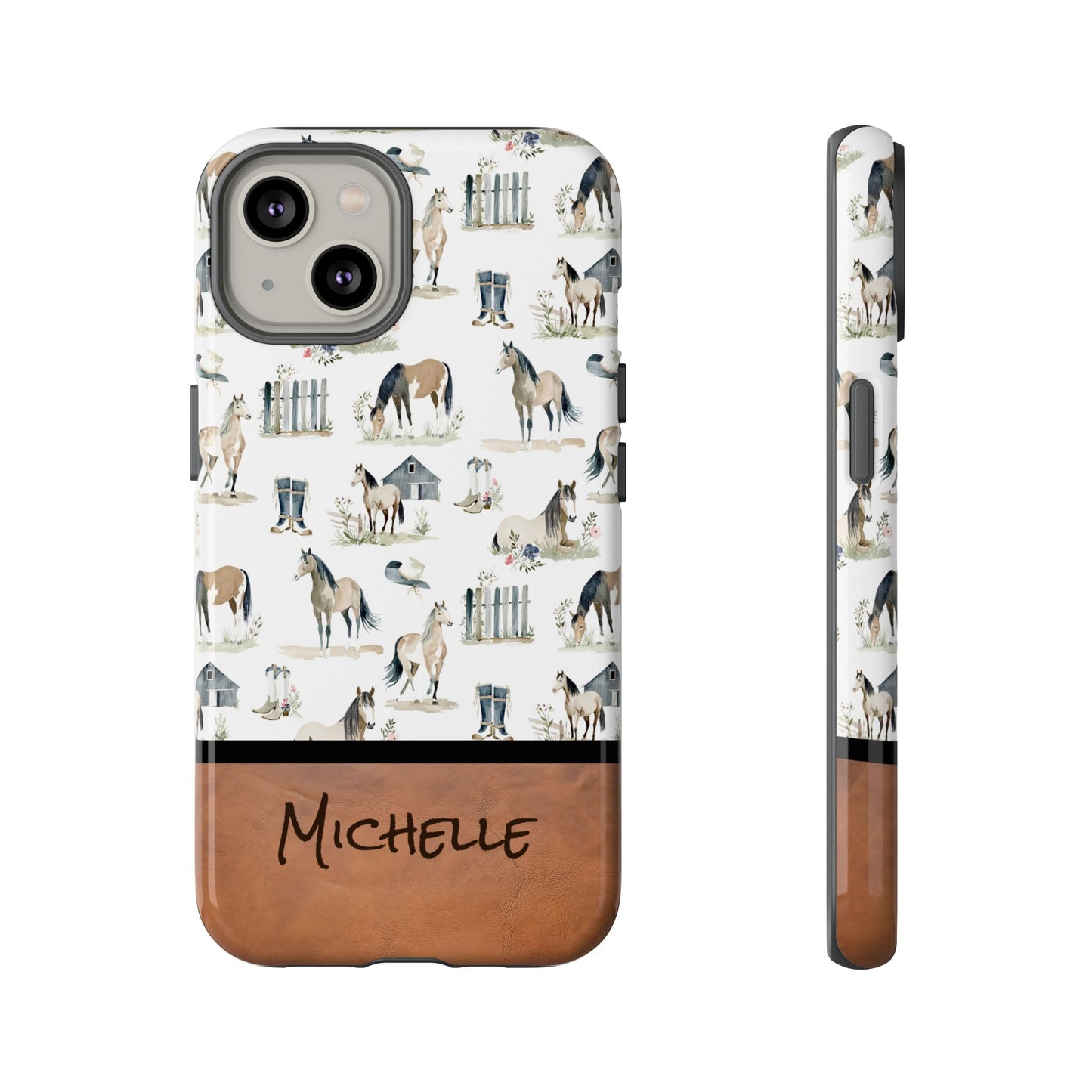 Personalized Sweet Horse Phone Case
