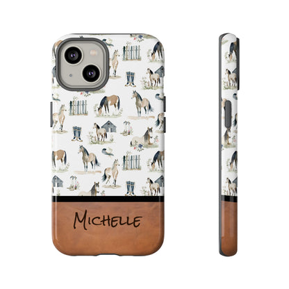 Personalized Sweet Horse Phone Case