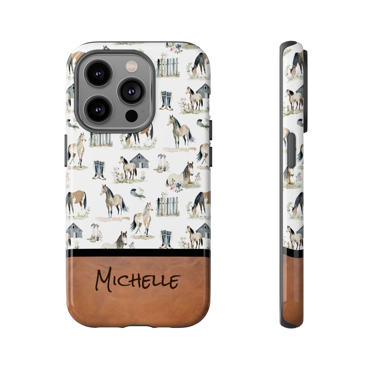 Personalized Sweet Horse Phone Case