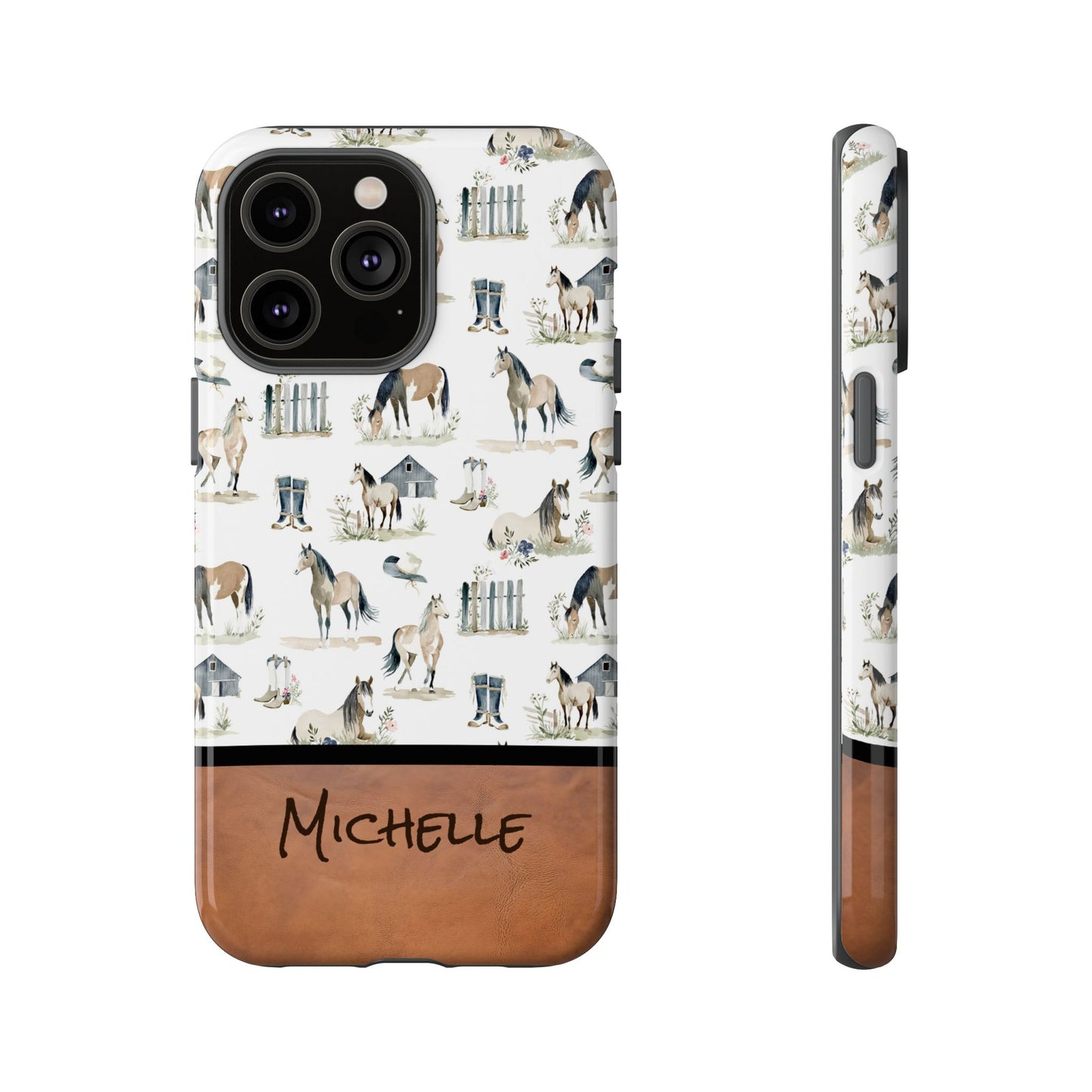 Personalized Sweet Horse Phone Case