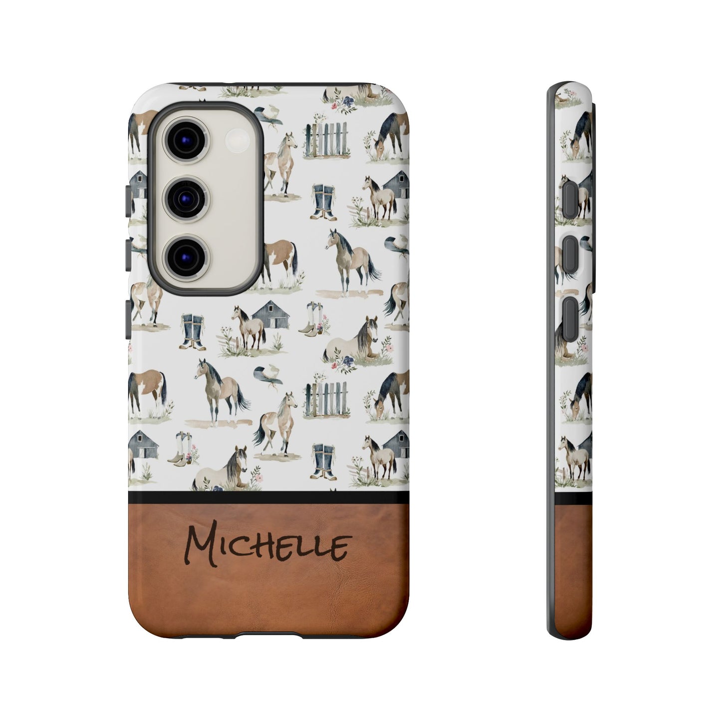 Personalized Sweet Horse Phone Case