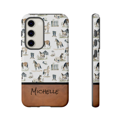 Personalized Sweet Horse Phone Case
