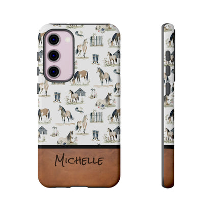 Personalized Sweet Horse Phone Case