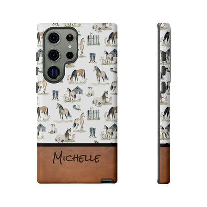 Personalized Sweet Horse Phone Case