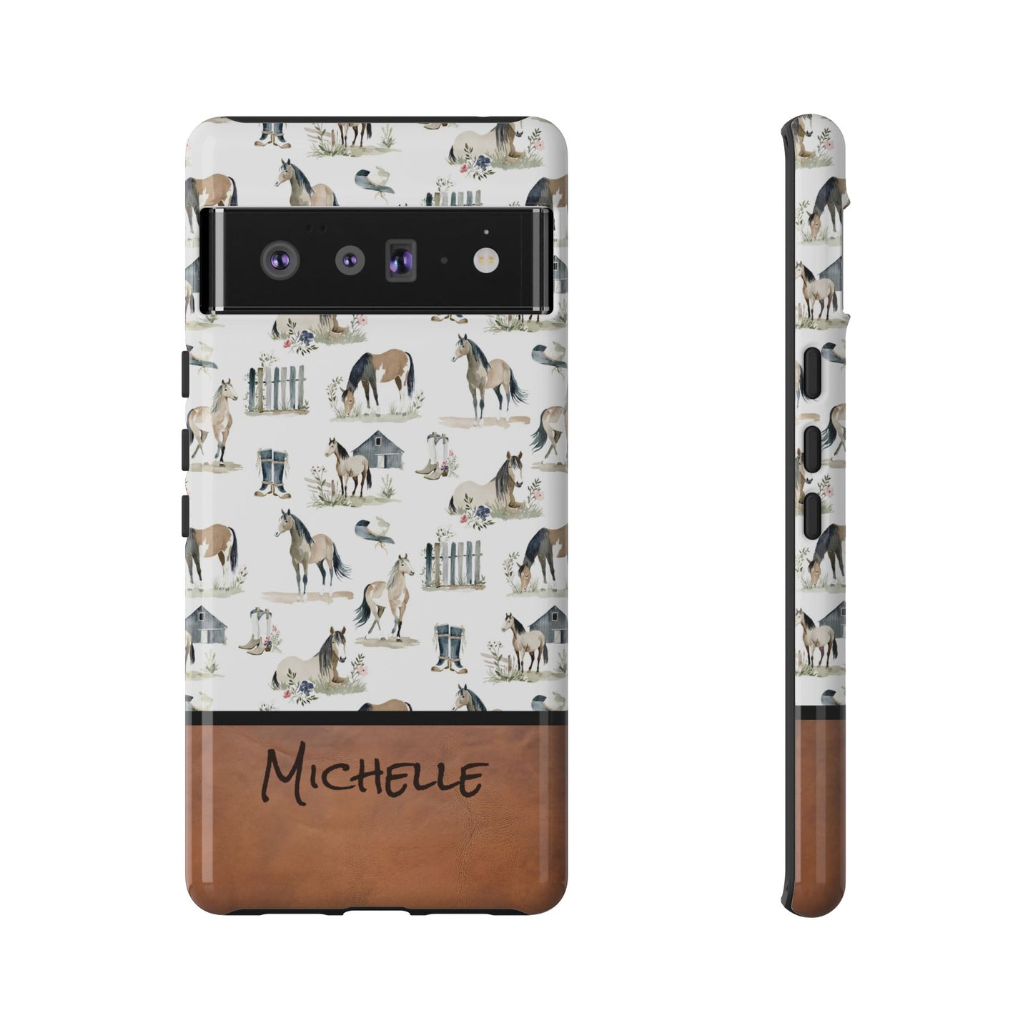 Personalized Sweet Horse Phone Case