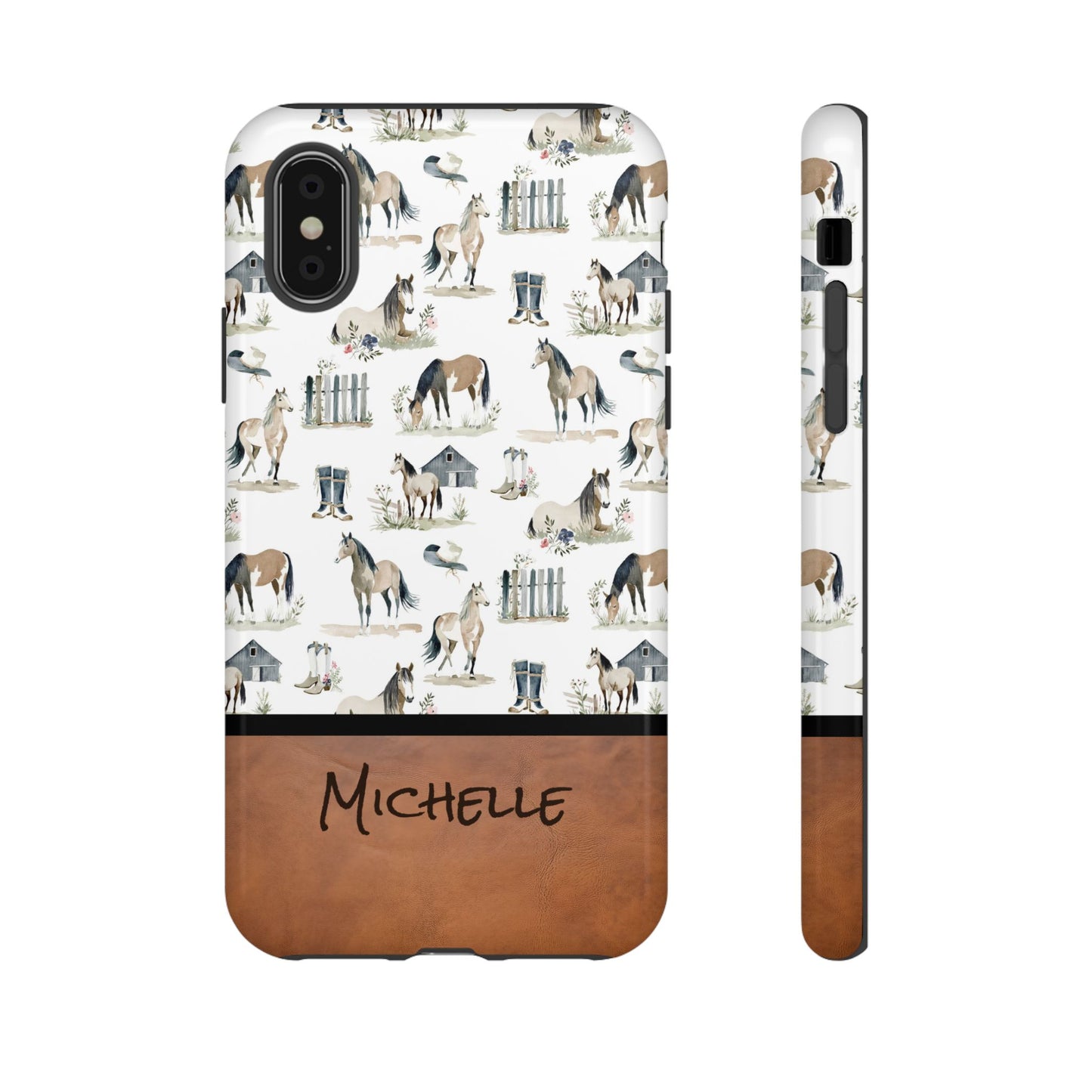 Personalized Sweet Horse Phone Case