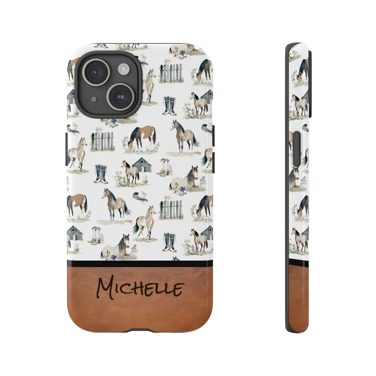 Personalized Sweet Horse Phone Case