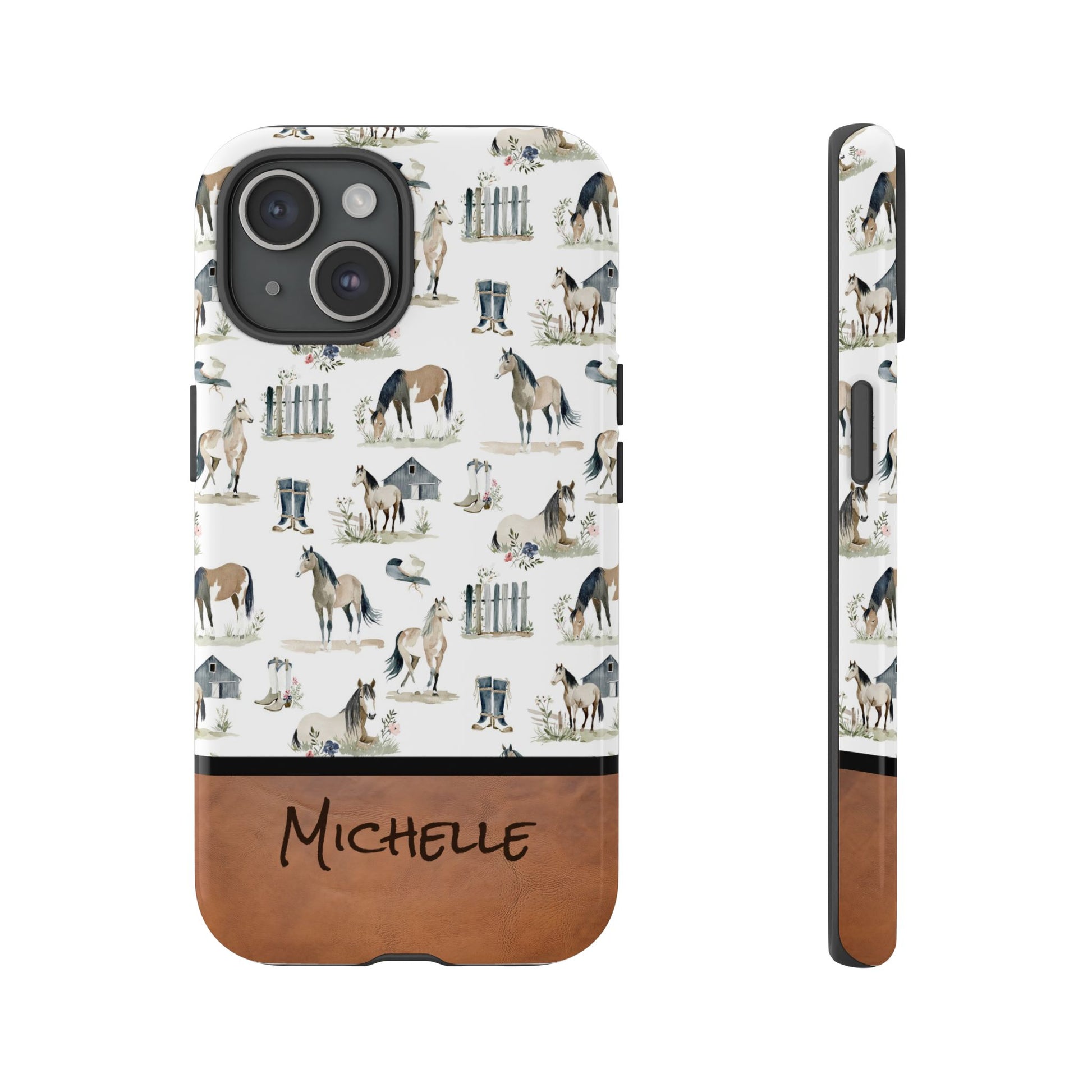 Personalized Sweet Horse Phone Case