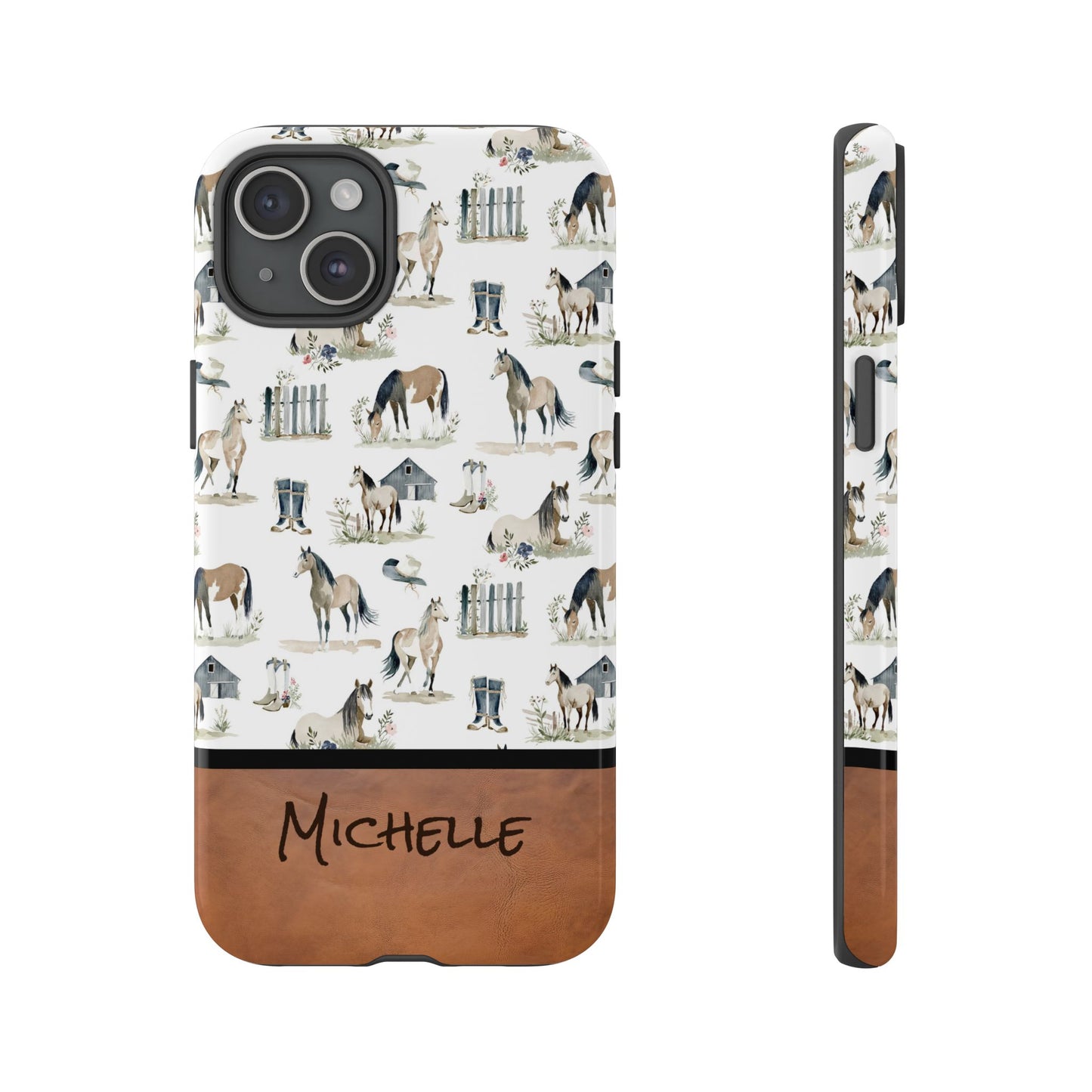 Personalized Sweet Horse Phone Case