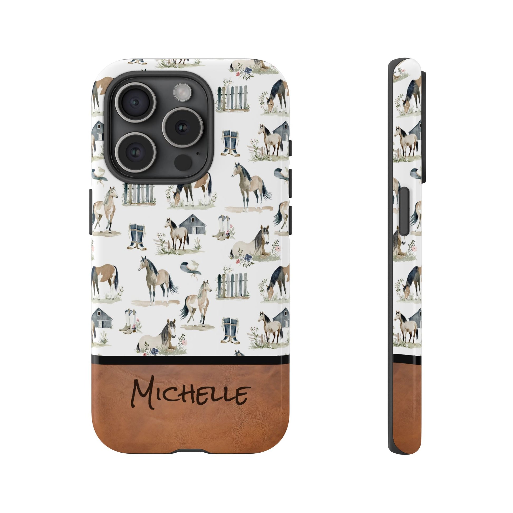 Personalized Sweet Horse Phone Case