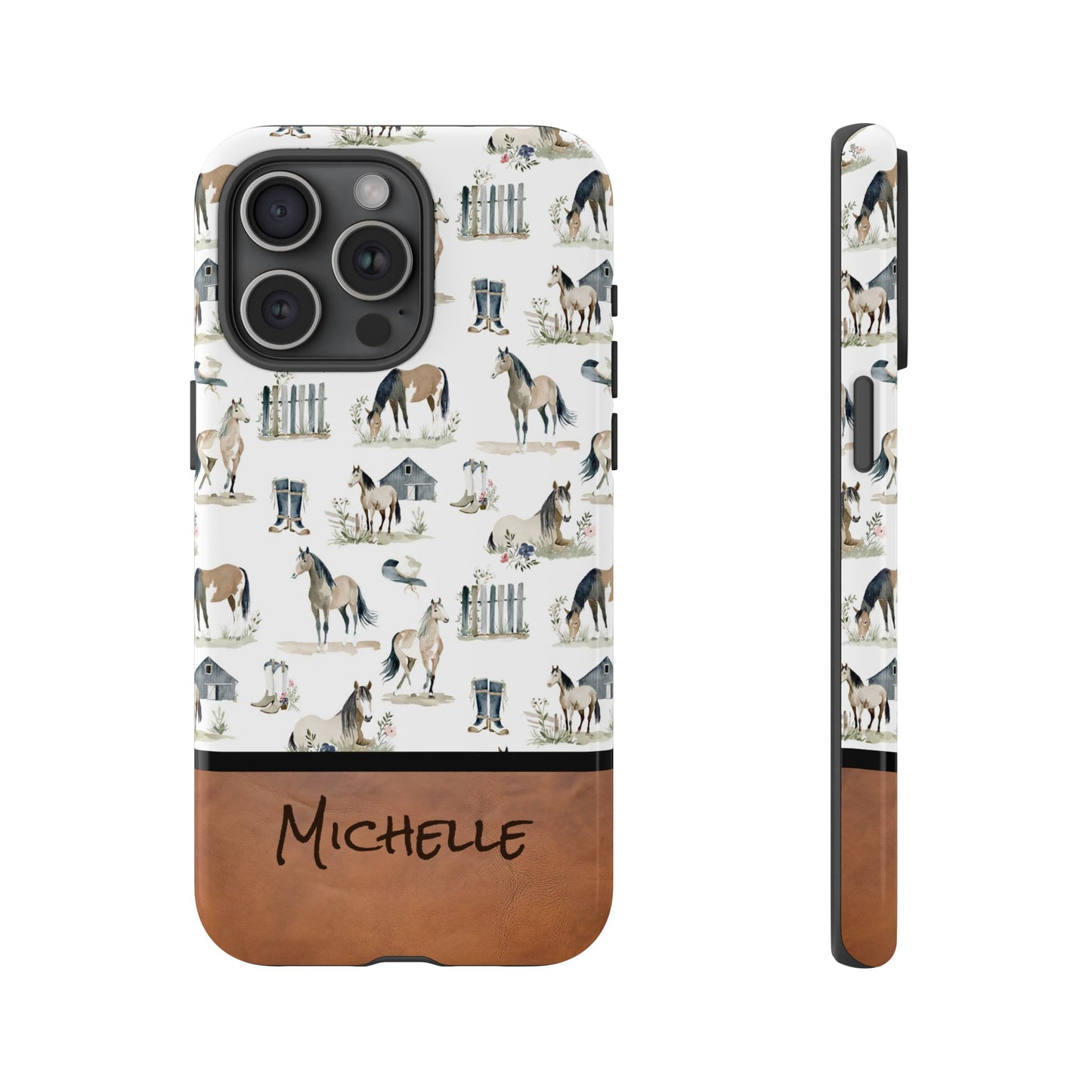 Personalized Sweet Horse Phone Case