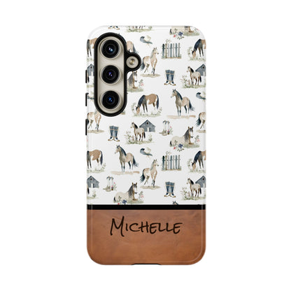 Personalized Sweet Horse Phone Case