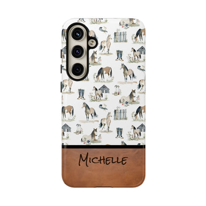 Personalized Sweet Horse Phone Case