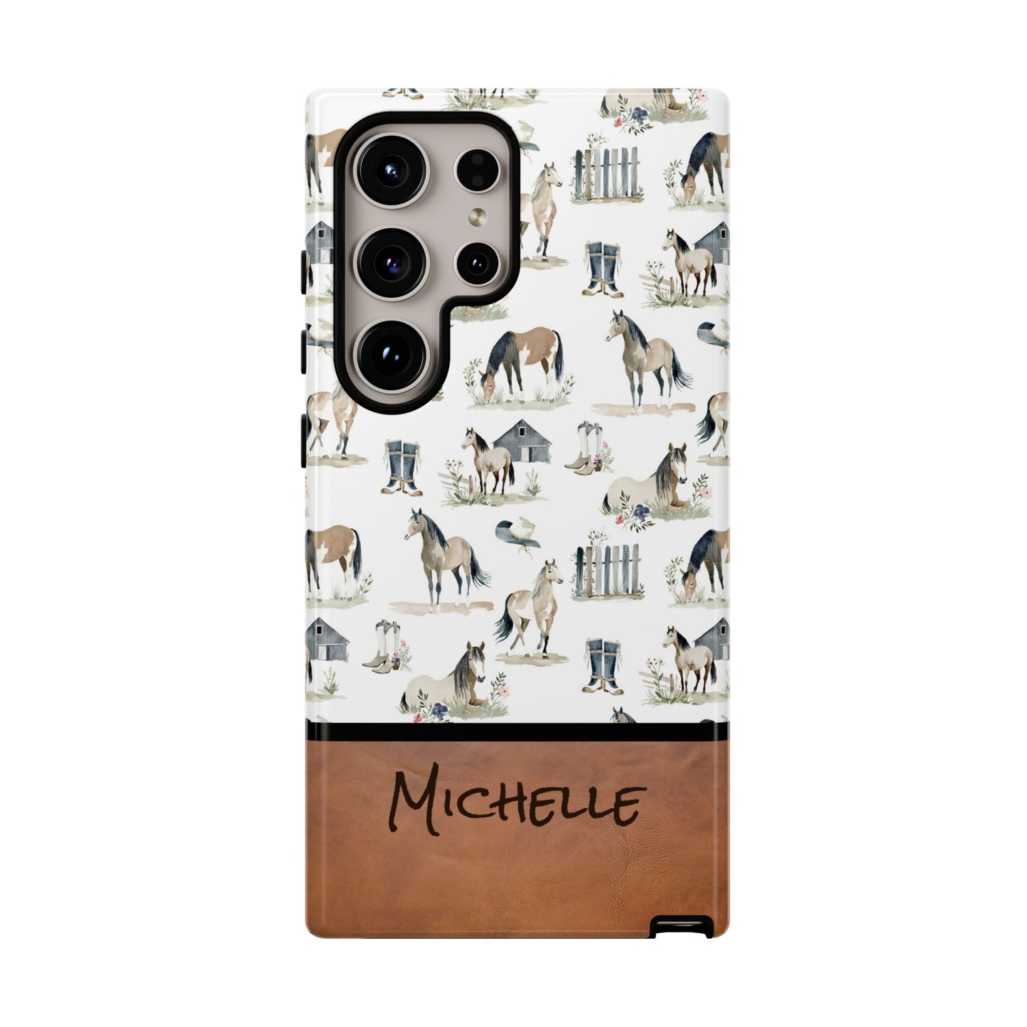 Personalized Sweet Horse Phone Case