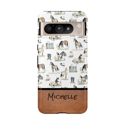 Personalized Sweet Horse Phone Case