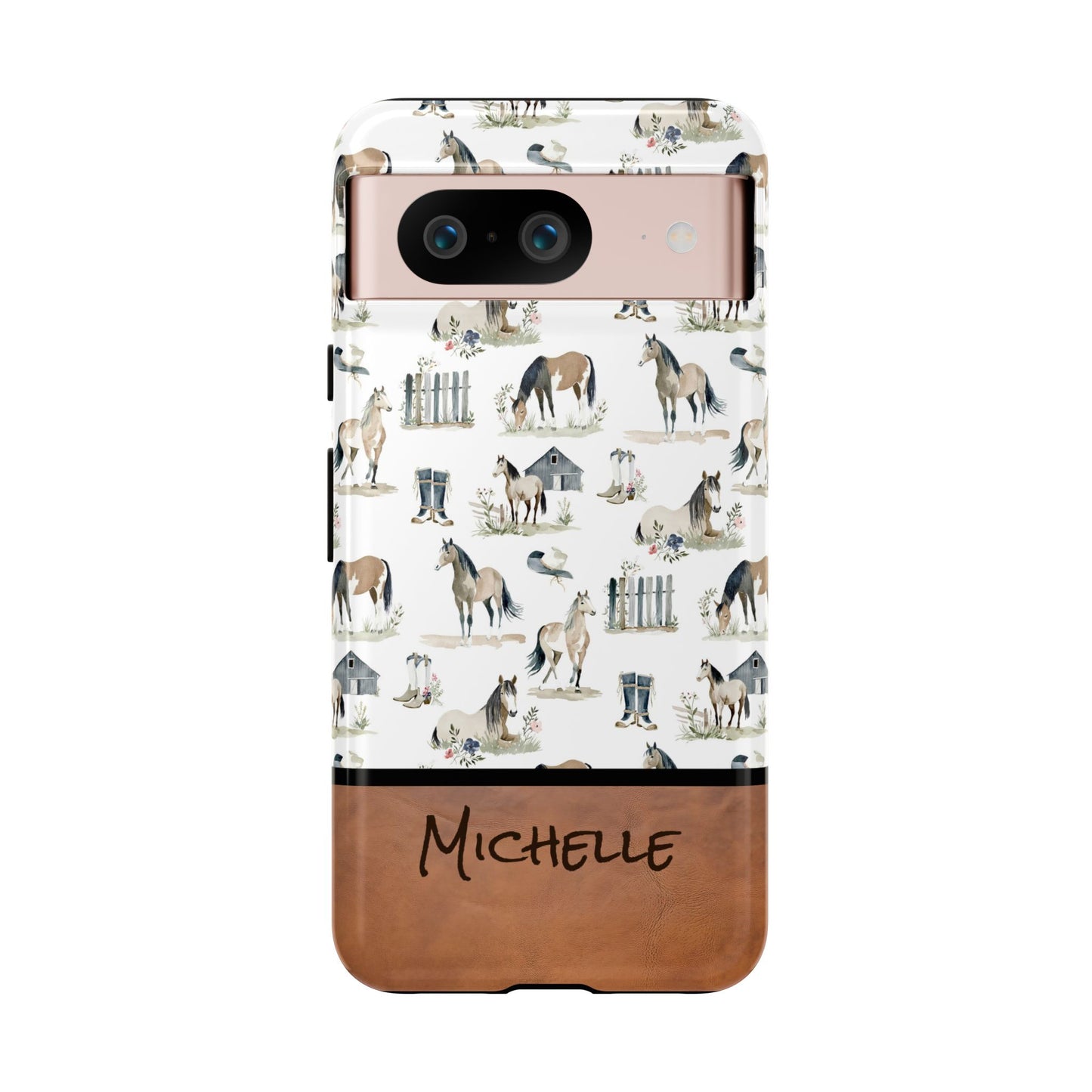 Personalized Sweet Horse Phone Case