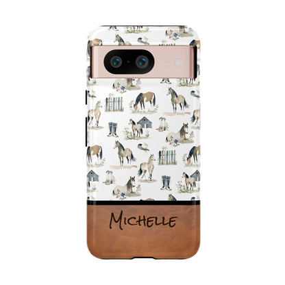 Personalized Sweet Horse Phone Case