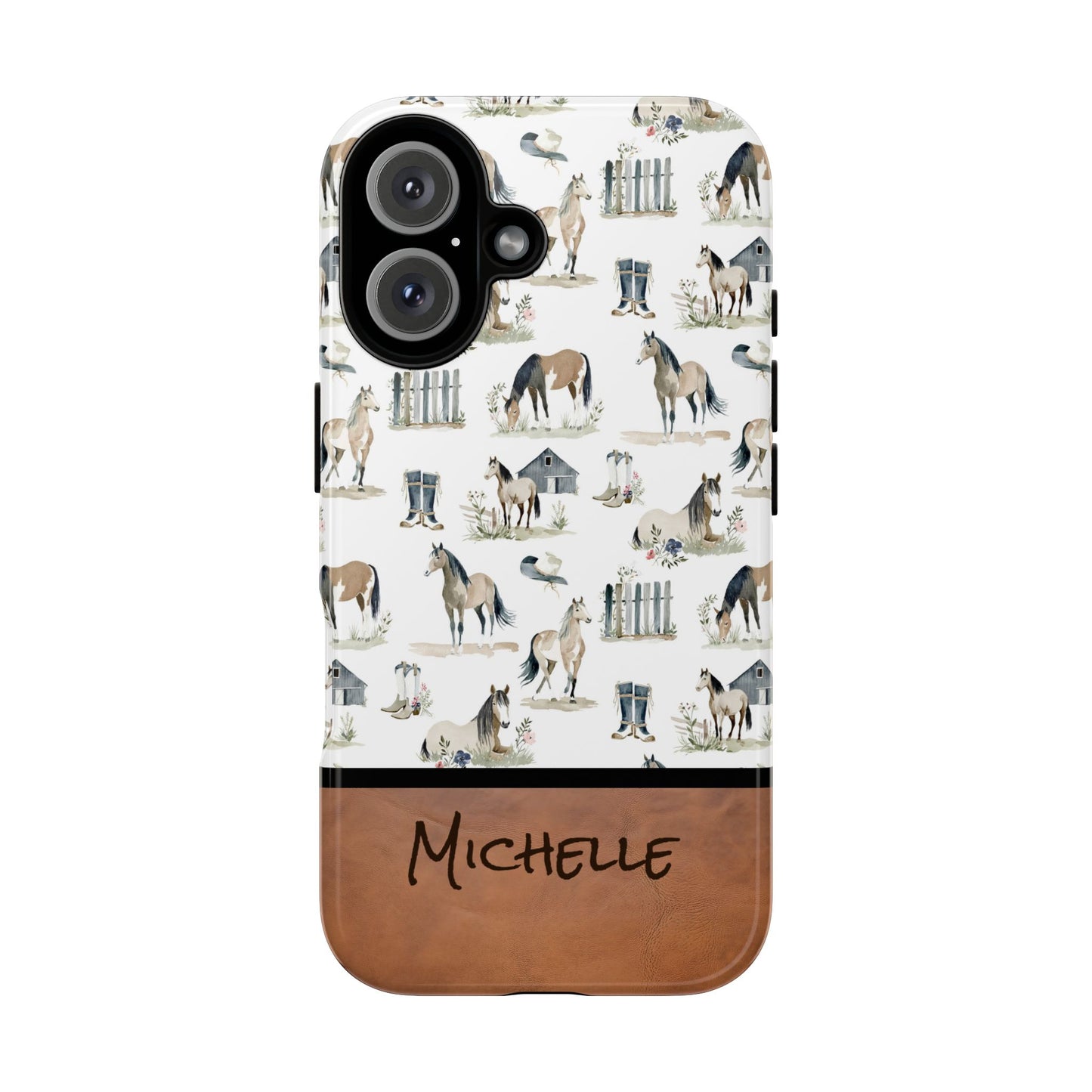 Personalized Sweet Horse Phone Case