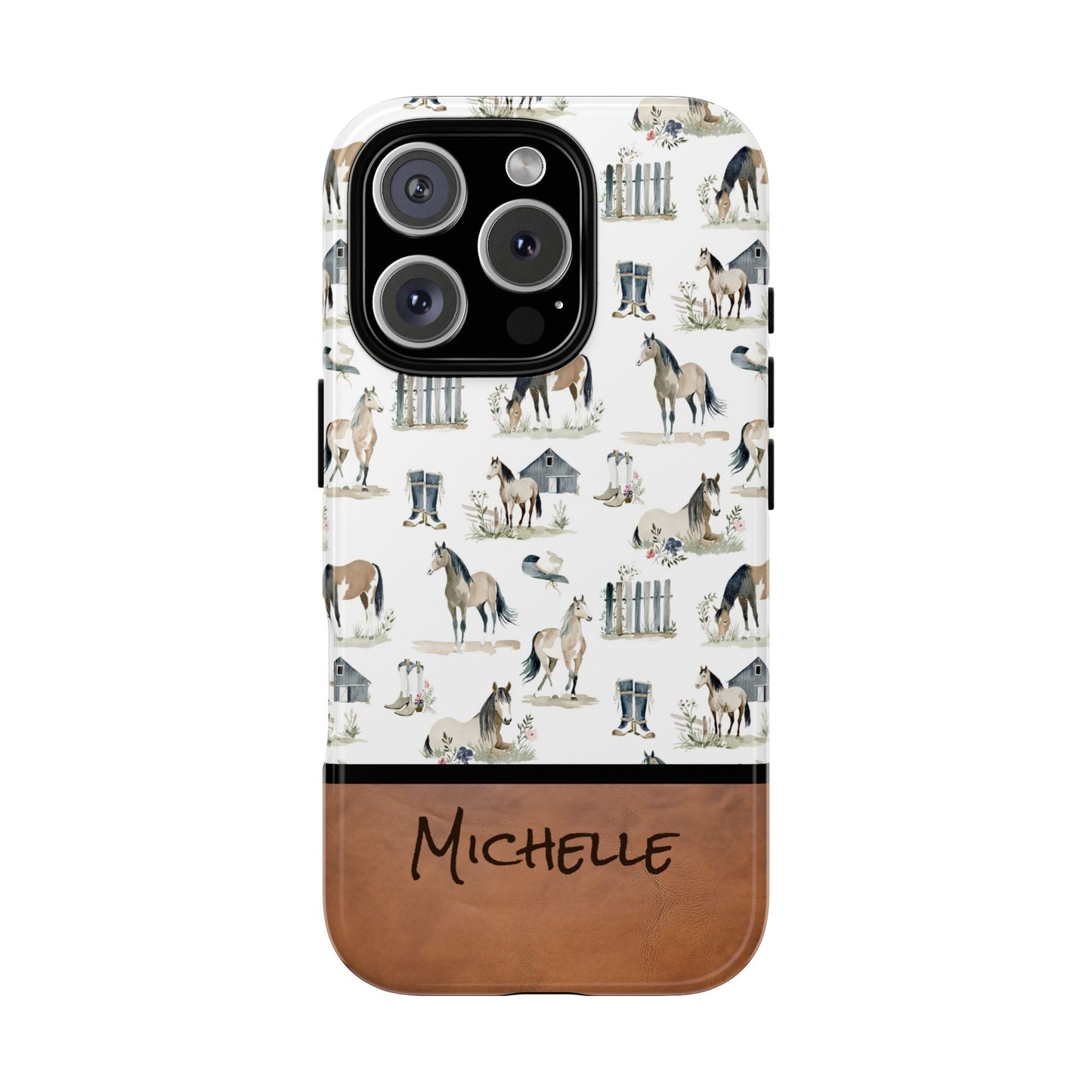 Personalized Sweet Horse Phone Case
